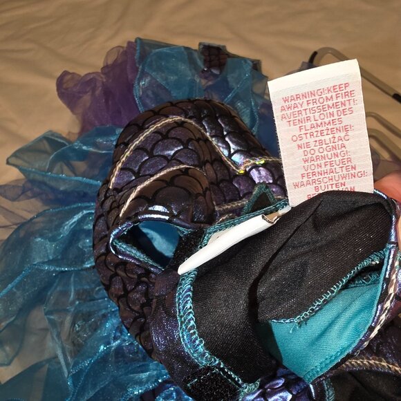 Gillians Closet Mermaid Dress Headband Tulle Tutu Size Small 5 to 6 yrs - Picture 10 of 16